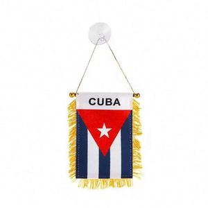 ธงแขวนกระจกรถยนต์แบบสองด้าน พิมพ์โลโก้ประเทศต่างๆ สำหรับแลกของขวัญ ขนาดเล็ก - Product Image 4