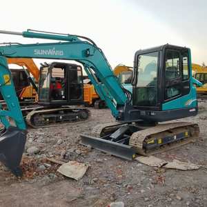 เครื่องขุดไฮดรอลิกตีนตะขาบขนาดเล็ก SWE60E ใช้ sunward 6ton คุณสมบัติน้ำหนักในการดำเนินงานเครื่องยนต์ปั๊มเครื่องยนต์แกนเกียร์มอเตอร์ - Product Image 5