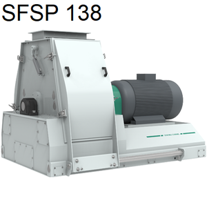 เครื่องบดแบบค้อน SFSP 56 ซีรีส์ รุ่นใหม่ ประสิทธิภาพสูง สำหรับบดข้าวโพดและธัญพืช  ระบบขับเคลื่อนโดยตรง โรเตอร์แบบย้อนกลับได้ กำลังการผลิต 8 ตัน/ชม. - Product Image 5
