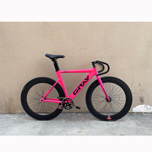 Vélo étudiant adulte unisexe avec frein inversé en alliage d'aluminium Coupe-vent F15 à trois vitesses Pédale ordinaire à pignon fixe pour les gris - Product Image 3