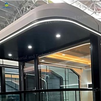 Maisons modulaires préfabriquées Maison en aluminium Capsule Produits les plus vendus à des prix raisonnables Maison capsule de luxe