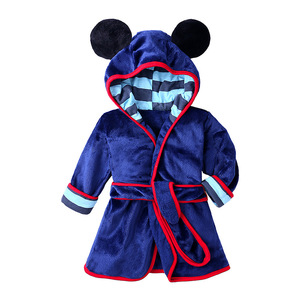 Bata Infantil Cálida de Invierno con Capucha, Pijama de Franela para Niños y Niñas, Bata de Baño, Ropa de Dormir de Dibujos Animados, Camisón Infantil - Product Image 5