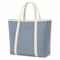 Ensemble de 4 mini sacs fourre-tout rayés en toile couleur pastel pour cadeau de mariage ou d'anniversaire, vente en gros