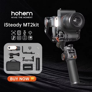 HOHEM <span class=keywords><strong>ISteady</strong></span> MT2 Gimbal para Cámara <span class=keywords><strong>4</strong></span> en 1, Carga Útil de 1.2 kg, Seguimiento IA de 653 g, 360° °   Sartén Infinita 17H - Product Image 3
