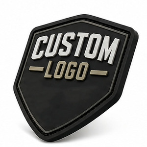 Nouveaux patchs en PVC personnalisés, étiquettes personnalisées, style streetwear, patch en PVC à coudre avec logo en relief pour vêtements - Product Image 5