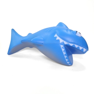 Wholesale Promotional Custom Logo Advertising Cartoon Shark Pu Stress Relievers Stress Toy Stress <b>Ball</b> - Product Image 6