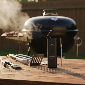 Thermomètre numérique intelligent <span class=keywords><strong>sans</strong></span> <span class=keywords><strong>fil</strong></span>, étanche, résistant à la chaleur, pliable, à lecture instantanée, personnalisé, pour la cuisson au <span class=keywords><strong>barbecue</strong></span> - Product Image 4