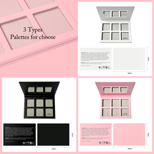 Paleta de rubor de maquillaje facial de marca cosmética con logotipo personalizado, paleta de rubor vegano brillante en polvo prensado de alta pigmentación - Product Image 5