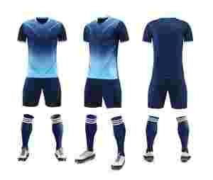 Kaos Sepak Bola Berkualitas Tinggi Bahan Bernapas Musim Baru Logo Kustom Cetak Transfer Panas 100% Poliester Jersey Latihan Otomatis - Product Image 4