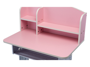Scrivania <span class=keywords><strong>per</strong></span> Bambini di Alta Qualità Regolabile in Altezza con Cassetto e Libreria, Set Tavolo e <span class=keywords><strong>Sedia</strong></span> da Studio <span class=keywords><strong>per</strong></span> Bambini - Product Image 6
