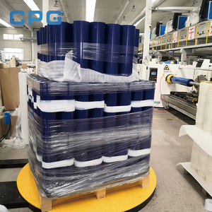 Film PE imperméable à forte adhérence fourni par le fabricant, film HDPE 100 microns, film plastique de protection pour emballage d'expédition, rouleau jumbo - Product Image 4