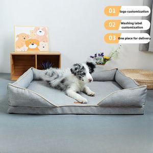 Lujo felpa suave calmante Donut perro cama Dropshipping lavable <span class=keywords><strong>Extra</strong></span> grande perro sofá gato redondo camas para mascotas - Product Image 5