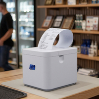 Imprimante thermique portable mini TCP-5890W 58 mm sans encre pour étiquettes et reçus, idéale pour les points de vente mobiles et l'impression d'autocollants