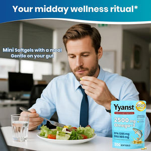 OEM/ODM VENTE CHAUDE – Huile de poisson Oméga-3 triple force haute pureté en gélules molles avec Vitamine D3 pour la santé immunitaire et articulaire - Product Image 3