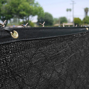 6X150 Feet Hàng Rào Đen Màn Hình Riêng Tư Sân Sau Ngoài Trời Hàng Rào Bảo Mật Kính Chắn Gió Che Lưới Vải Với Grommets - Product Image 1