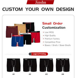 <span class=keywords><strong>Slip</strong></span> Boxer in Maglia da <span class=keywords><strong>Uomo</strong></span> Morbidi e Comodi, a Vita Media, in Cotone Traspirante e Antibatterico, di Alta Qualità con Logo Personalizzato, in Vendita Calda - Product Image 4