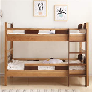 Diseño moderno Seguridad Bebé Haya Pino Madera Cama de noche <span class=keywords><strong>Cuna</strong></span> Gemelos Litera - Product Image 2