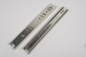 Ağır üç raylı paslanmaz çelik Tatami klavye braketi genişletilmiş kilitleme çekmece kayar ray rulman yemek - Product Image 2