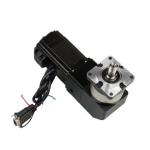 Moteur pas à pas CNC à engrenages Nema23 18 kg.cm 4,2 A avec encodeur avec boîte de vitesses WPLF60 1:3 à angle de 90 degrés avec pilote - Product Image 6