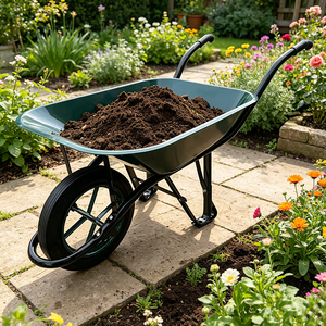 Brouette de chantier <span class=keywords><strong>Haemmerlin</strong></span> modèle France WB6400 avec roue pleine 4.00-8 pour béton - Product Image 1