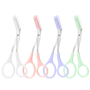 Tijeras profesionales de fábrica para cejas para mujeres, herramienta de belleza, tijeras para cejas con peine - Product Image 2
