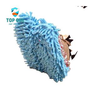 TopOne Chenille Microfiber Cleaning Mop Slippers Washable Dust Floor Cleaner <b>for</b> Bathroom Office Kitchen Fitness Walking <b>Shoes</b> - Product Image 1