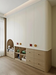 Armoire Moderne Simple pour <span class=keywords><strong>Enfants</strong></span>, Matériaux Écologiques et Sûrs, Grand Rangement pour Chambre d'Enfant - Product Image 2