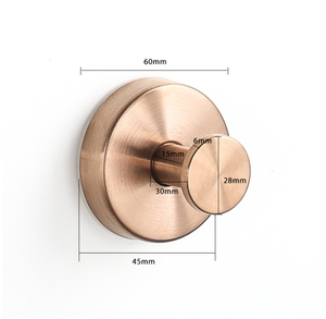Stainless Steel Vacuum Suction Cup <strong>Hook</strong> Non-Perforated Seamless Metal Coat <strong>Hook</strong> for Kitchen Bathroom Cloth Product <strong>Hooks</strong> <strong>Rails</strong> - Product Image 4
