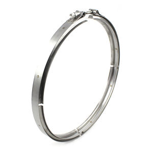 Pince à bande en <span class=keywords><strong>V</strong></span> haute performance de 3.0 pouces en acier inoxydable pince à bande en <span class=keywords><strong>V</strong></span> standard avec brides ou personnalisée - Product Image 2