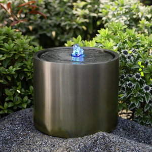 <span class=keywords><strong>Fontaine</strong></span> d'eau intérieure moderne en <span class=keywords><strong>acier</strong></span> inoxydable personnalisée Sculpture d'art pour centre commercial Salon d'entreprise - Product Image 3