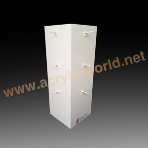 Présentoir rotatif en acrylique pour accessoires mobiles avec crochet en acrylique - Product Image 3