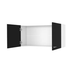Gabinete de pared rectangular de 2 puertas DB Carbon Espresso para almacenamiento de cocina - Product Image 4