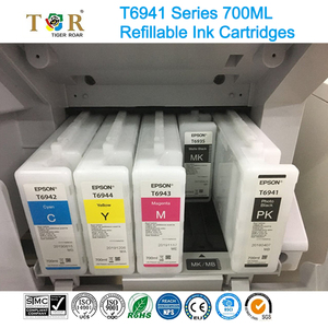 Tiger T6941 Compatible Empty Refillable 700ML Dye/Pigment for for SureColor T3000/T7000/T6944 Printers 18-Month Warranty - Product Image 6