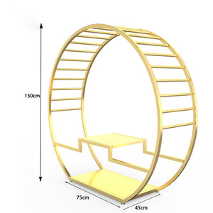 Écharpe en métal personnalisé présentoir moderne de luxe châle écharpe support de l'écharpe pour les grands magasins - Product Image 6