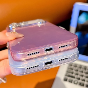 Coque de téléphone de luxe TPU PC Wrinkle Texture Double face recouverte de film Imd pour <span class=keywords><strong>Iphone</strong></span> <span class=keywords><strong>13</strong></span> 14 15 16 17 Pro Max 16e Housses anti-chute - Product Image 3