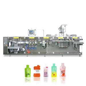 DS-180DSB full automatic multifunctional ffs energy gel drinks liquid doypack servo packing machine device