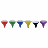 Ampoule LED PAR38 6W E26 E27 B22 IP65 pour éclairage extérieur paysager rouge vert bleu jaune violet pour jardin et arbres