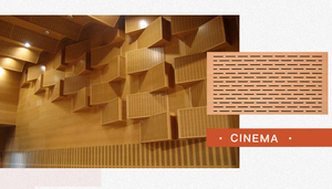 Chine Grande Usine Bon Prix Mdf Tissu D'art Mdf Fendue Panneaux Acoustiques Estudio Musicale Pour <span class=keywords><strong>Studio</strong></span> Etc - Product Image 4