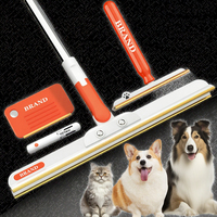 Grattoir à poils et peluches pour animaux de compagnie personnalisé 2024 à long manche réglable et grande surface nouvel outil de toilettage pour chats et chiens