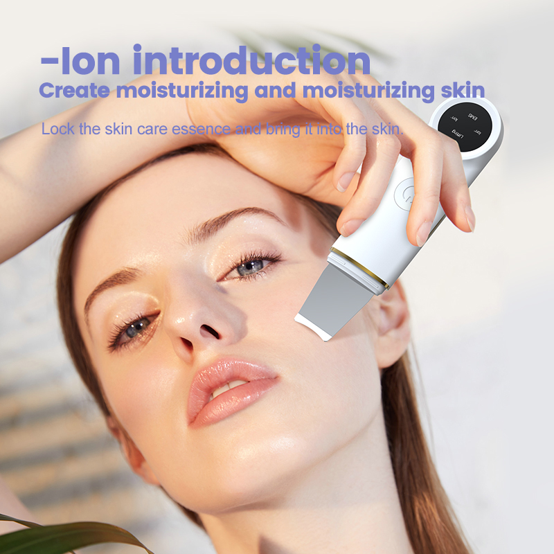 Ультразвуковой скребок для кожи лица, машина для глубокой очистки лица, удаление грязи, черных точек, ультразвуковой скребок для кожи лица