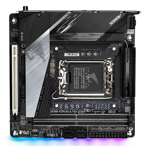 GIGABYTE Z690I AORUS ULTRA DDR4 (rev. 1.0) Carte mère d'occasion avec prise en charge WIFI pour processeur <span class=keywords><strong>Intel</strong></span> Core I9/i7/i5 de 12e génération - Product Image 2
