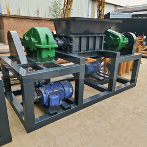 Trituradora de Neumáticos de Doble Eje, 5 Kw, 380 V, Trituradora de Residuos Industriales de Alta Productividad - Product Image 1