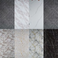 Vente en gros 1220*2440mm Feuille de marbre PVC Panneau mural UV pour la décoration intérieure