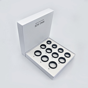 Tùy Chỉnh Thiết Lập Chân Kim Cương Builder Magnetic Engagement Wedding Nhẫn Set Kit Hiển Thị Mẫu Với Nhựa Trường Hợp Bán Công Cụ - Product Image 1