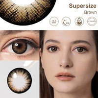 Échantillons gratuits MAGISTER Brown Lentes De Contato Lentilles De Contact Noires Lentilles De Contact Supersize Doll Eye Lentilles De Contact de couleur