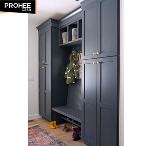 Armoire de rangement pour <span class=keywords><strong>salon</strong></span> armoire d'entrée multifonction avec siège - Product Image 2