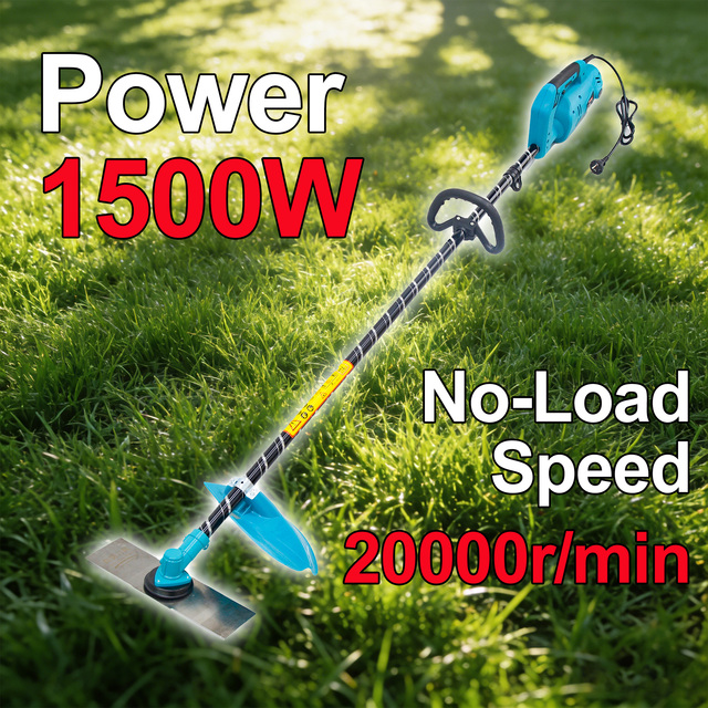 BIYOTI Industrial DIY Hand Cordless Electric Grass Lawn Mower Portable Garden Grass Cutter Power String Trimmer Lithium Battery