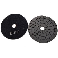 100mm Granit Diamant Noir Polissage Tampons CHAMOIS