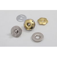Vente en gros de 18mm sac à main fermeture or argent boucle magnétique fermeture magnétique bouton pression magnétique pour sac