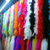Fabrieksdirecte voorraad 40g Fire-Flake Roving veren sjaal kalkoenveren bruiloft decoratie DIY boeket verpakking desinfectie naaien